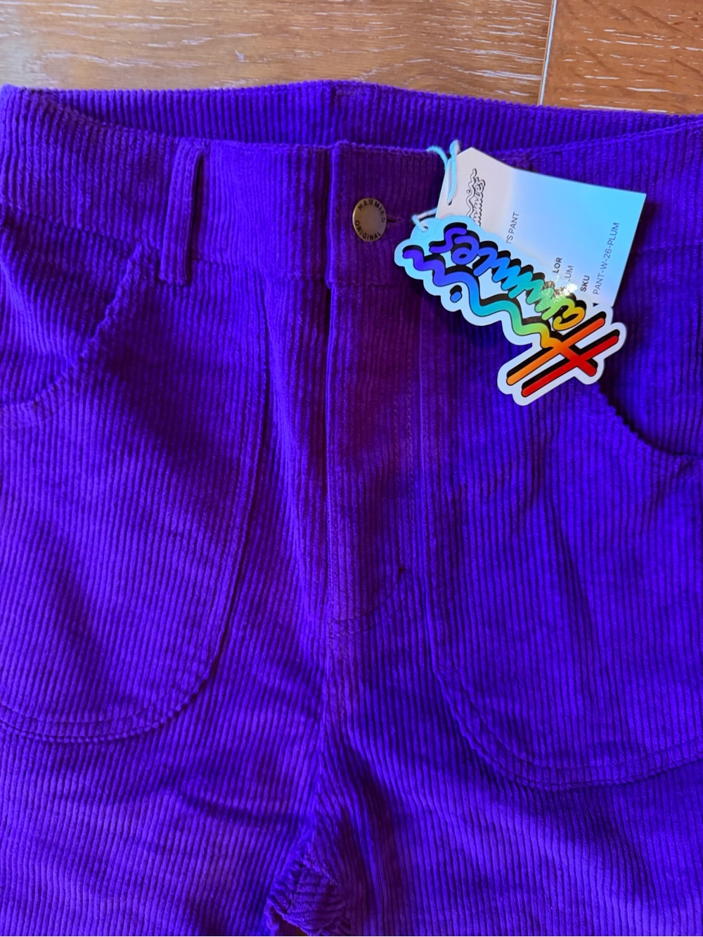 Women’s Purple Corduroy Flare Pants! 💜 - Picture 4 of 10